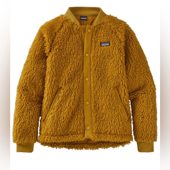 Patagonia Other - Patagonia Kids' Retro-X Bomber Jacket Yellow Unisex Casual Fleece Medium (10)